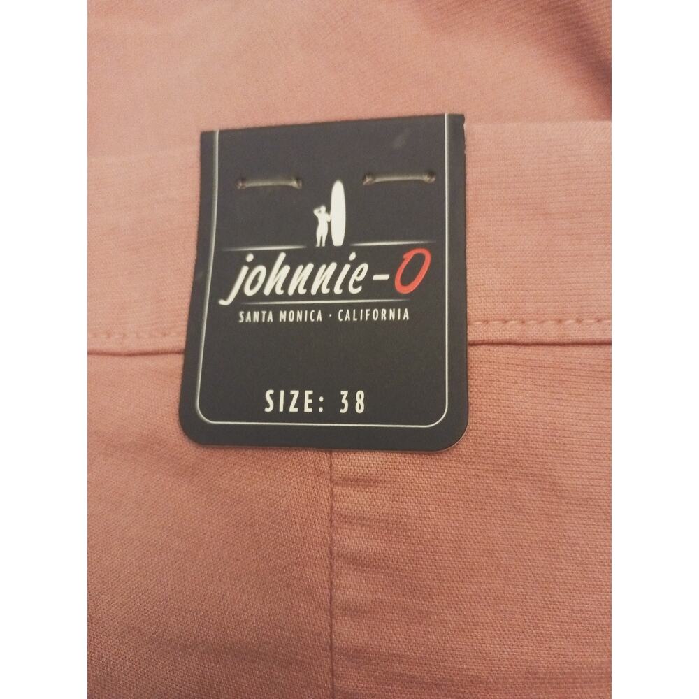 NWT johnnie-O Mens 38 Golf Shorts Performance Chino Stretch Cotton 8" JMSH1940